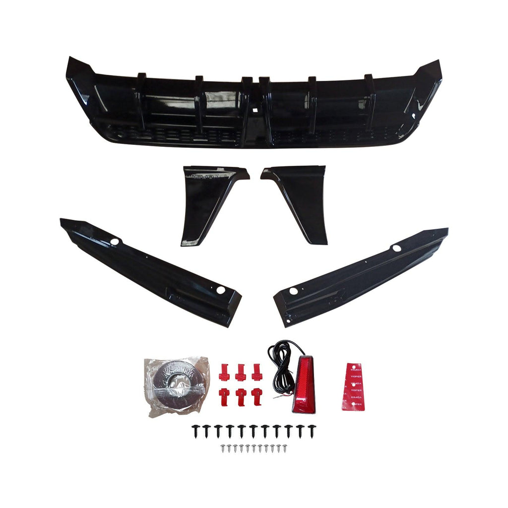 NINTE For 2018 - 2024 Toyota Camry SE XSE Yofer V2 LED Rear Bumper Diffuser + Corner Extension - NINTE