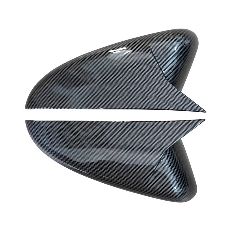 NINTE Ox Horn Mirror Covers For 2014 - 2025 Cadillac CT5 CT6 CTS Glossy Black - NINTE