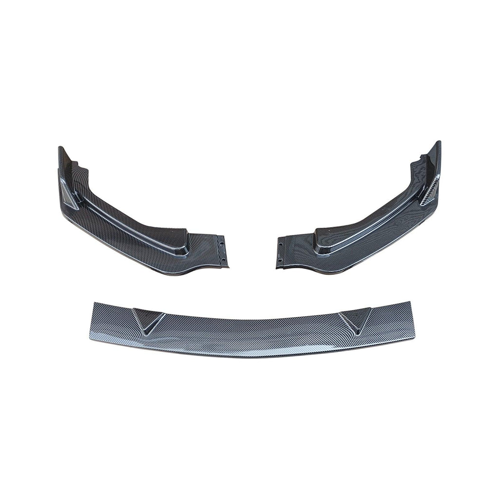 NINTE For 2014 - 2017 INFINITI Q50 Base Model Front Lip 3 PCS ABS Painted Bumper Lip Splitter - NINTE
