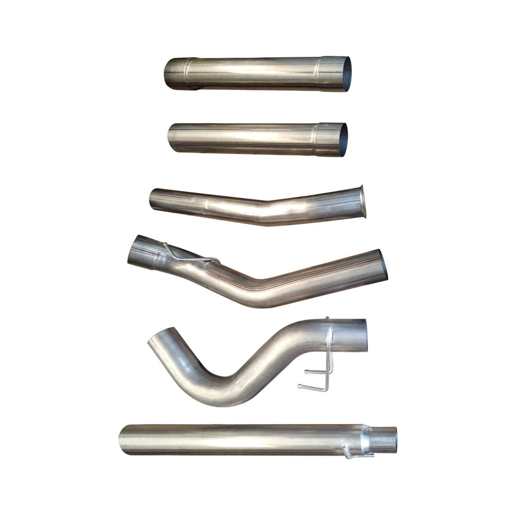 NINTE For 2011 - 2023 Ford 6.7 Powerstroke DPF Delete Race Pipe 4"/5" Downpipe - Back - NINTE