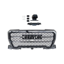 Laden Sie das Bild in den Galerie-Viewer, NINTE Front Hood Grille For 2019 - 2021 GMC Sierra 1500 ABS Denali Mesh Style Gloss Blcak - NINTE