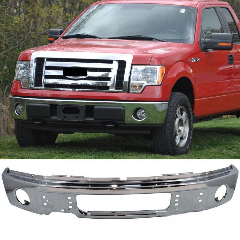 NINTE For 2009 - 2014 Ford F150 Replacement for FO1002411 3Pcs Front Bumper Face Bar - NINTE