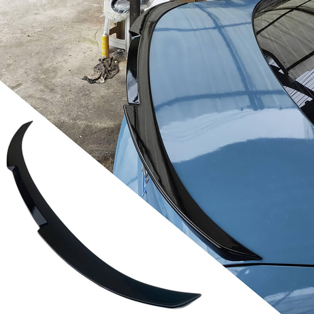 NINTE For 2006 - 2011 BMW 3 Series 335i E90 Sedan M4 Style Trunk Wing Splitter Rear Spoiler - NINTE