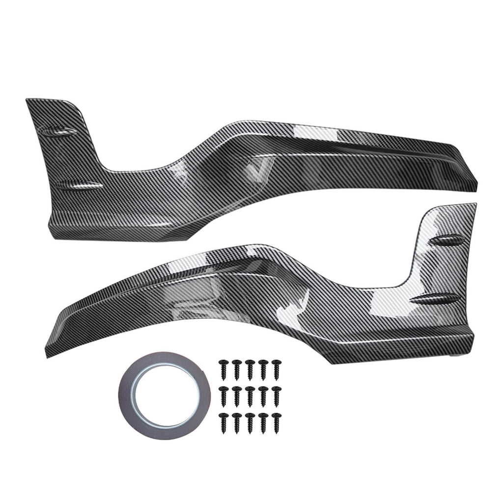NINTE For 2022 - 2024 Honda Civic Hatchback Rear Bumper Splitters ABS Rear Lip - NINTE