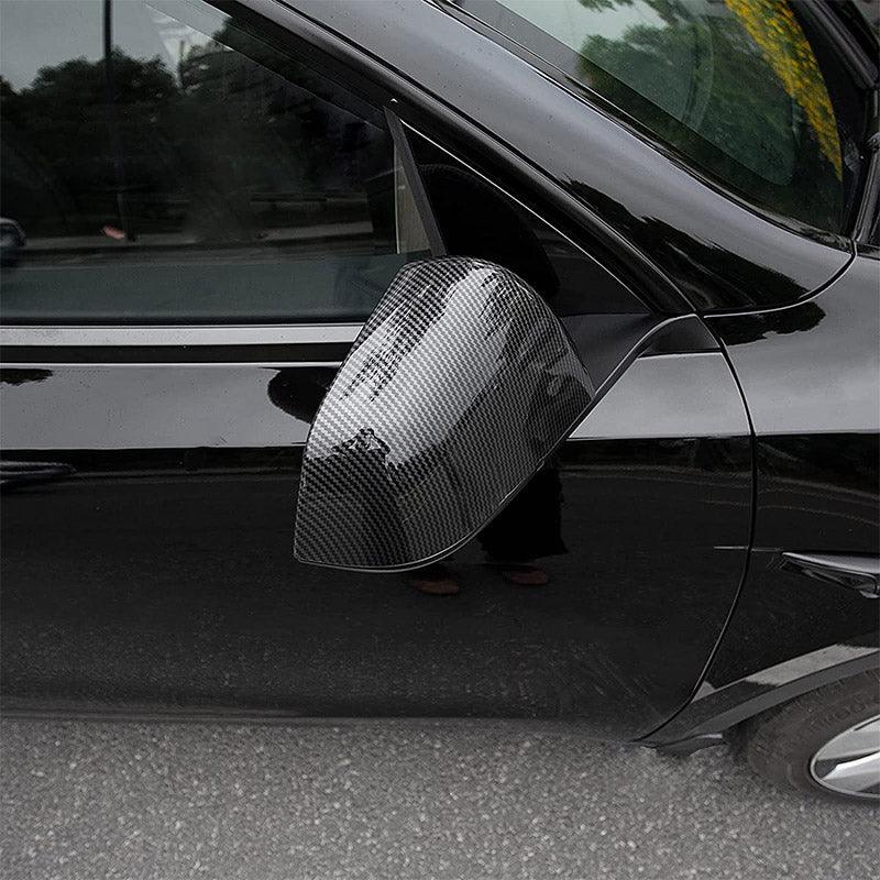 NINTE For 2020 - 2024 Tesla Model Y Mirror Covers ABS Painted Rearview Mirror Cap Molding Trim - NINTE