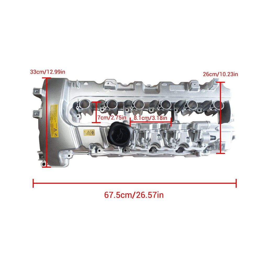 NINTE ALUMINUM Valve Cover for BMW N54 135i 335i 335xi 335is 535i xDrive 740i X6 Z4 - NINTE