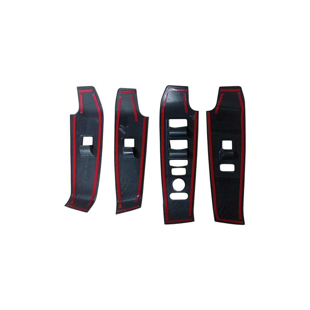 NINTE For 2022 - 2025 11th Gen Honda Civic Window Lift Panel Switch Cover Trim ABS Carbon Fiber - NINTE