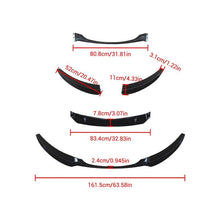 Laden Sie das Bild in den Galerie-Viewer, NINTE Front Bumper Lip Splitter For 2008 - 2013 BMW E82 128i 135i M Sport Glossy Black - NINTE