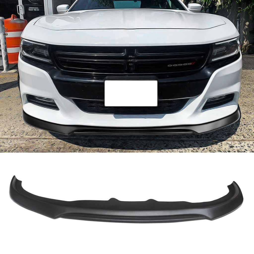 NINTE For 2015 - 2018 Dodge Charger RT 2015 - 2023 SXT Front Lip Lower Bumper Lip One Piece - NINTE