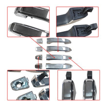Load image into Gallery viewer, NINTE Door Handle Set Fit for Chevy Silverado 1500 GMC Sierra 1500 2014 - 2019 Chrome Exterior Door Handles Body Trim Replacement Parts 1500 Silverado Accessories - NINTE