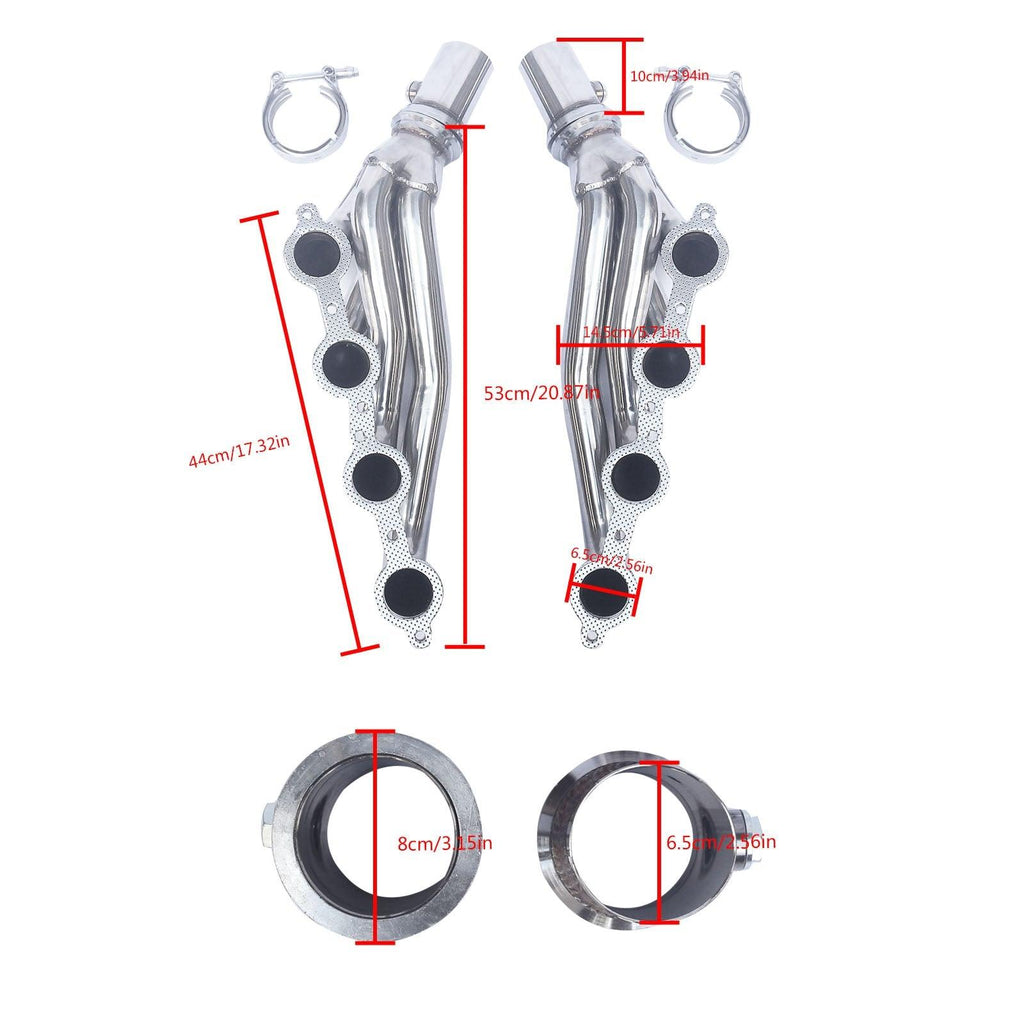 NINTE For 1977 - 1986 Chevrolet GMC C10 LS1 LS2 LS3 LS6 LS7 Turbo Truck Headers Conversion Swap Kit Exhaust Header - NINTE
