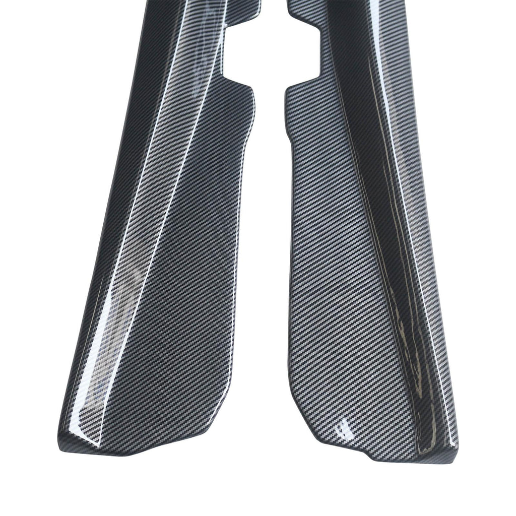 NINTE For 2014 - 2019 Chevy Corvette C7 Side Skirts Base Rocker Panel - NINTE
