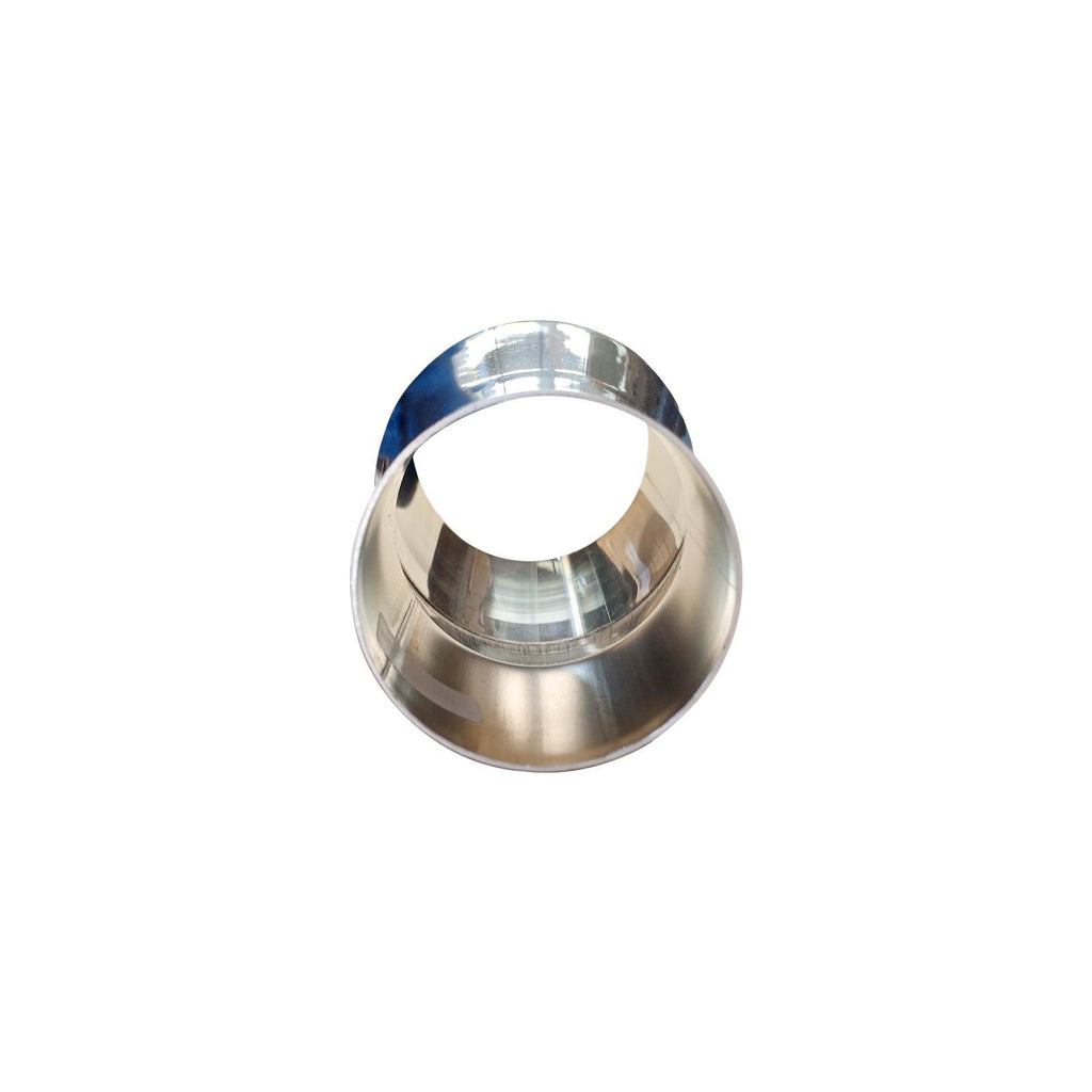 NINTE Pack of 2 Blue Burnt Exhaust Tip 2.5" Inlet 3.5" Outlet 7.75 long 304 Stainless Steel 2.5" to 3.5" Exhaust Tail Pipe Tips Weld On Single Slant Cut - NINTE