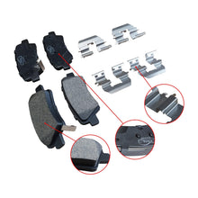 Charger l'image dans la galerie, NINTE For 11 - 16 Hyundai Elantra 12 - 17 Accent 12 - 17 Kia Rio REAR Ceramic Disc Brake Pad - NINTE