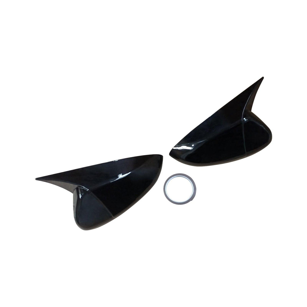 NINTE For 2018 - 2022 Honda Accord M STYLE GLOSS BLACK SIDE MIRROR COVER CAP OVERLAY W/O LIGHT - NINTE