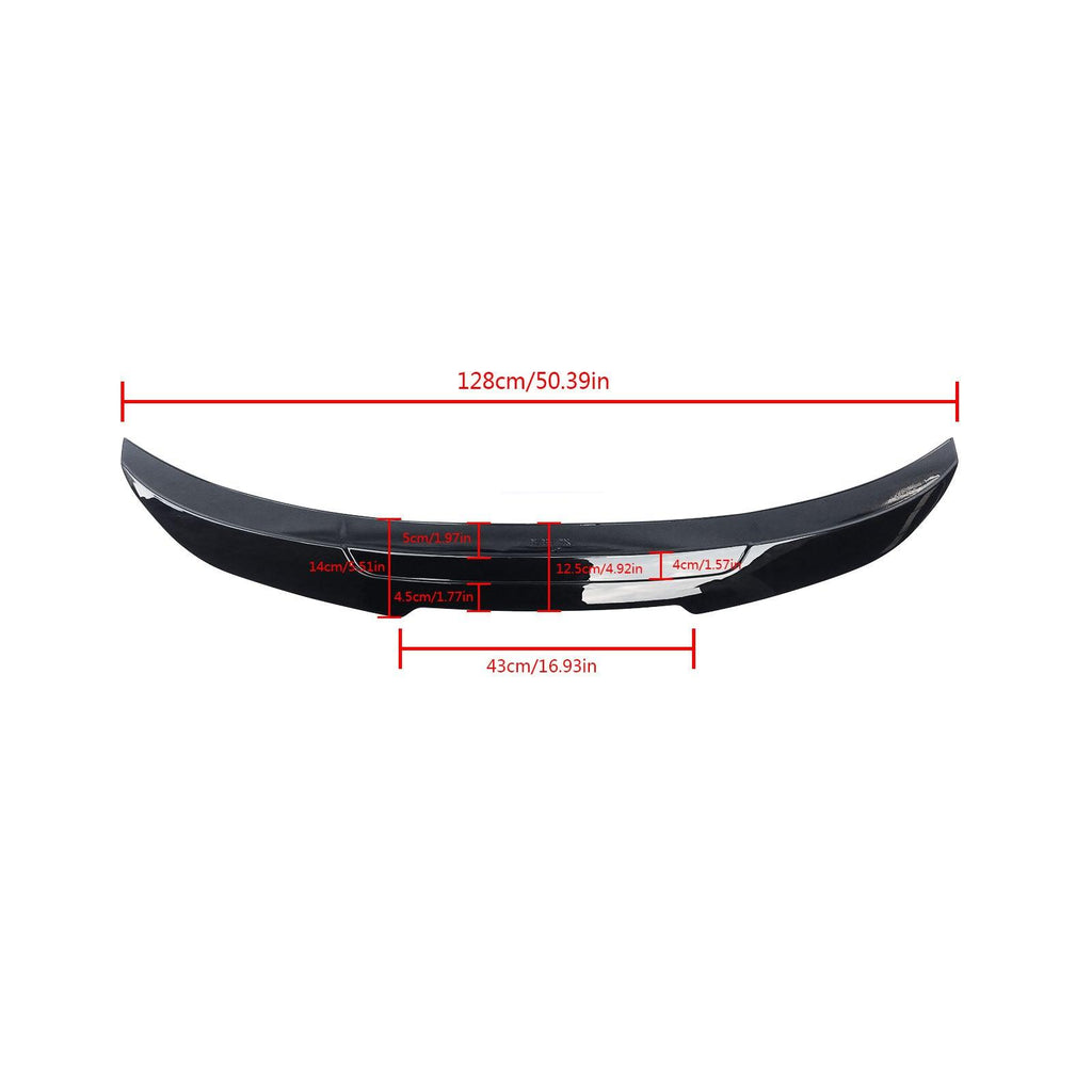 NINTE For 2014 - 2020 BMW F33 F83 M4 Convertible Rear Spoiler PSM Highkick Trunk Spoiler ABS Painted - NINTE
