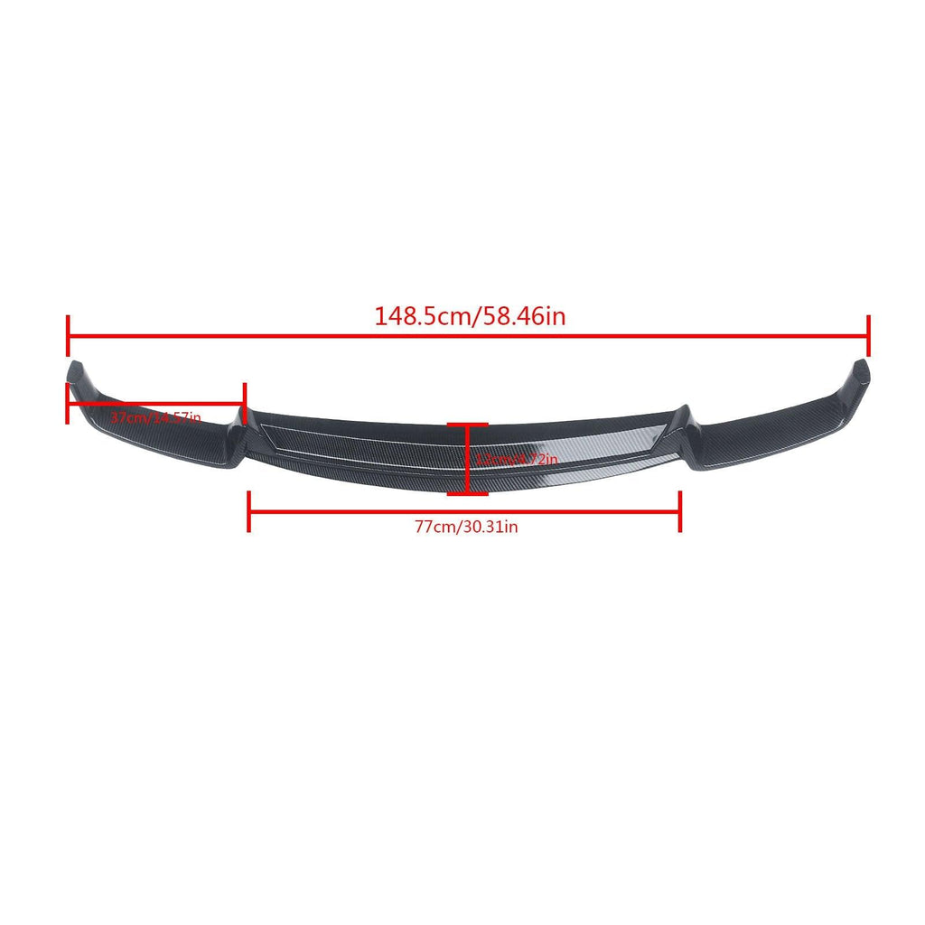 NINTE For 2014 - 2019 Chevrolet Corvette C7 Rear Spoiler High Rise Style Spoiler Roof Top Lid - NINTE