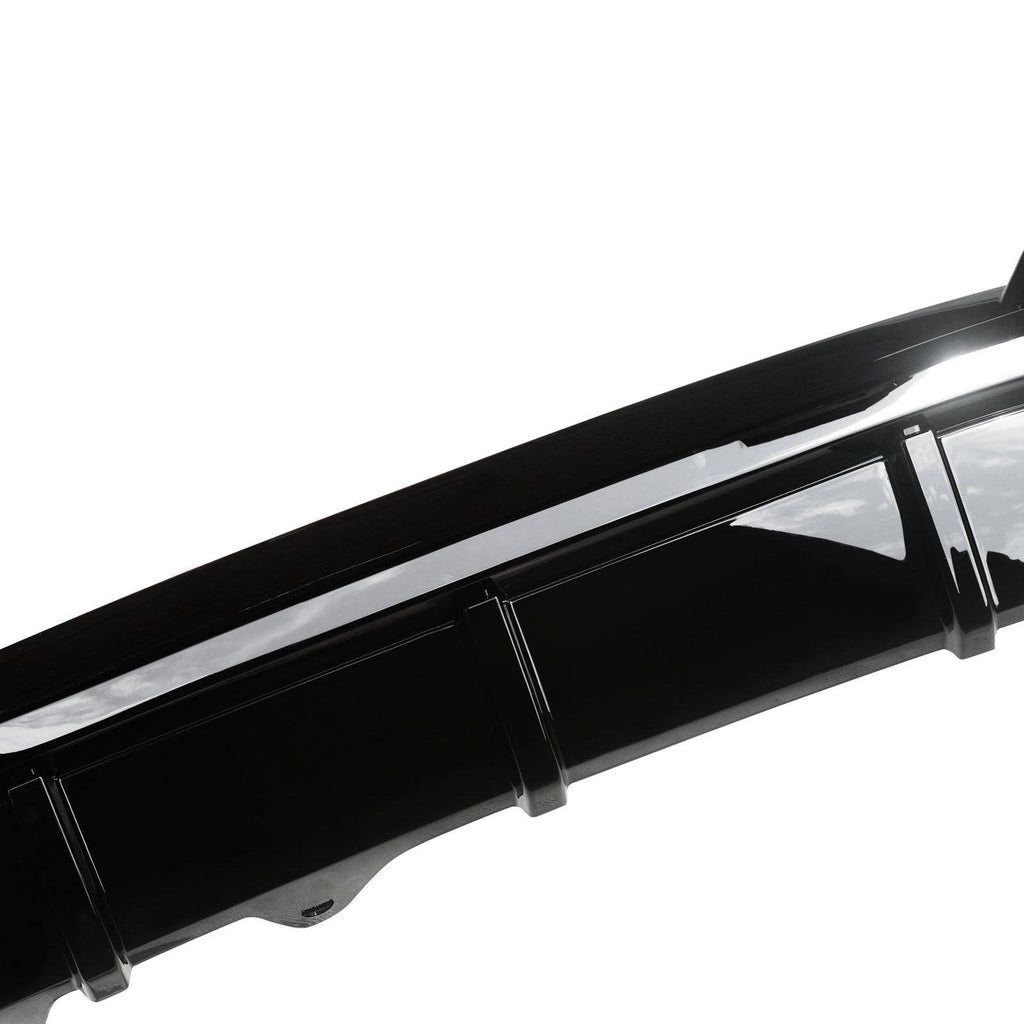 NINTE For 2011 - 2016 BMW 5 Series F10 M Performance 520i 528i Single Outlet Exhaust Rear Diffuser Rear Lip MP Style ABS Painted - NINTE