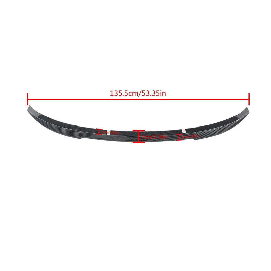 NINTE For 2018 - 2022 Honda 10th Accord V Type Rear Spoiler Trunk Lip Spoiler Wing ABS Painted - NINTE