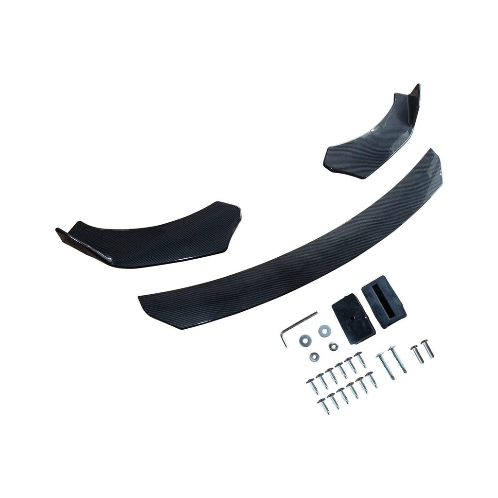 NINTE BMW Audi Benz Mazda Honda Civic Audi Q5 Universal Front Bumper Lip Body Kit Spoiler ABS - NINTE