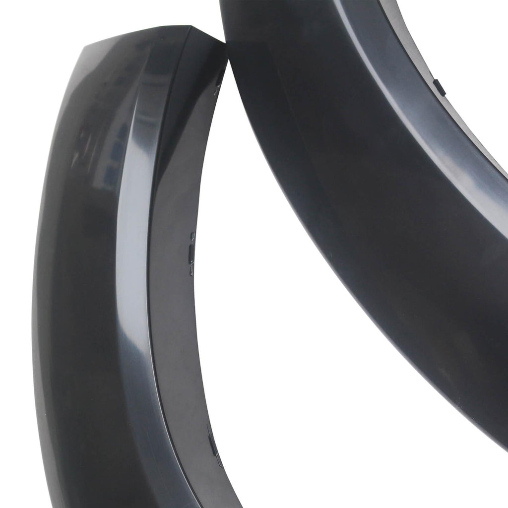 NINTE Fender Flares for 2015 - 2021 Dodge Challenger Hellcat Model, Demon Style PP Unpainted Black Fender Flares - NINTE
