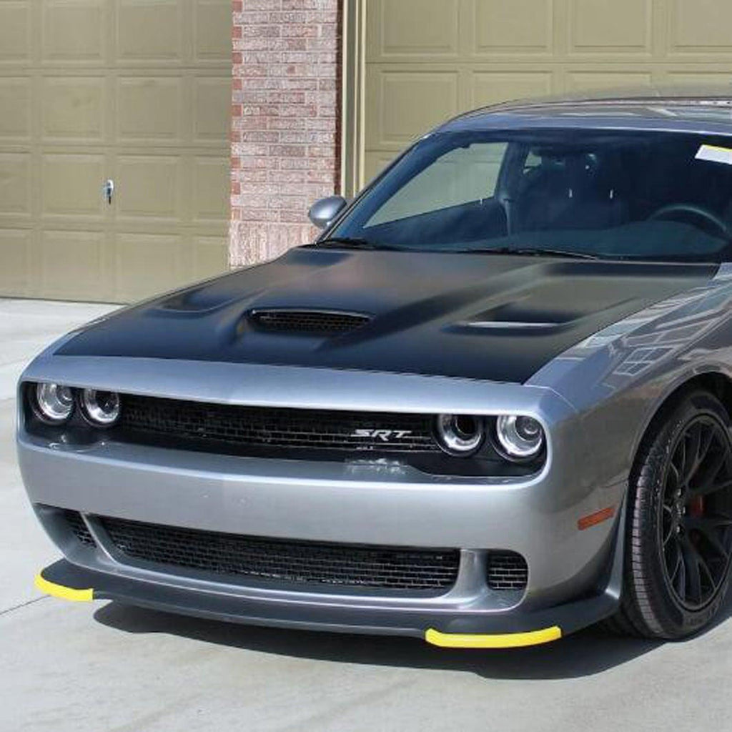 NINTE Front Bumper Lip For 2010 - 2020 Dodge Challenger Hellcat 2PCS Bumper Guard Protector Splitter - NINTE