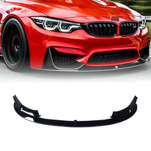 Laden Sie das Bild in den Galerie-Viewer, NINTE For 2015 - 2020 BMW F80 M3 F83 F82 M4 Front Lip M Performance 4 Pieces ABS Painted Front Splitter - NINTE