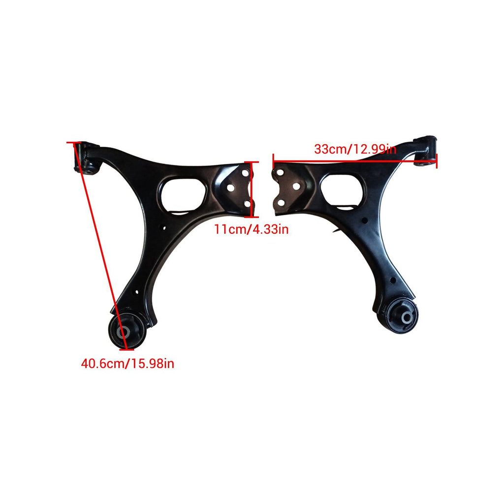 NINTE For 2006 - 2011 Honda Civic Front Lower Control Arms Ball Joint Sway Bars Tie Rods - NINTE