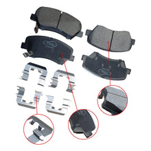 Charger l'image dans la galerie, NINTE Front and Rear Ceramic Brake Pads w/Hardware for Hyundai Elantra GT Veloster Kia - NINTE