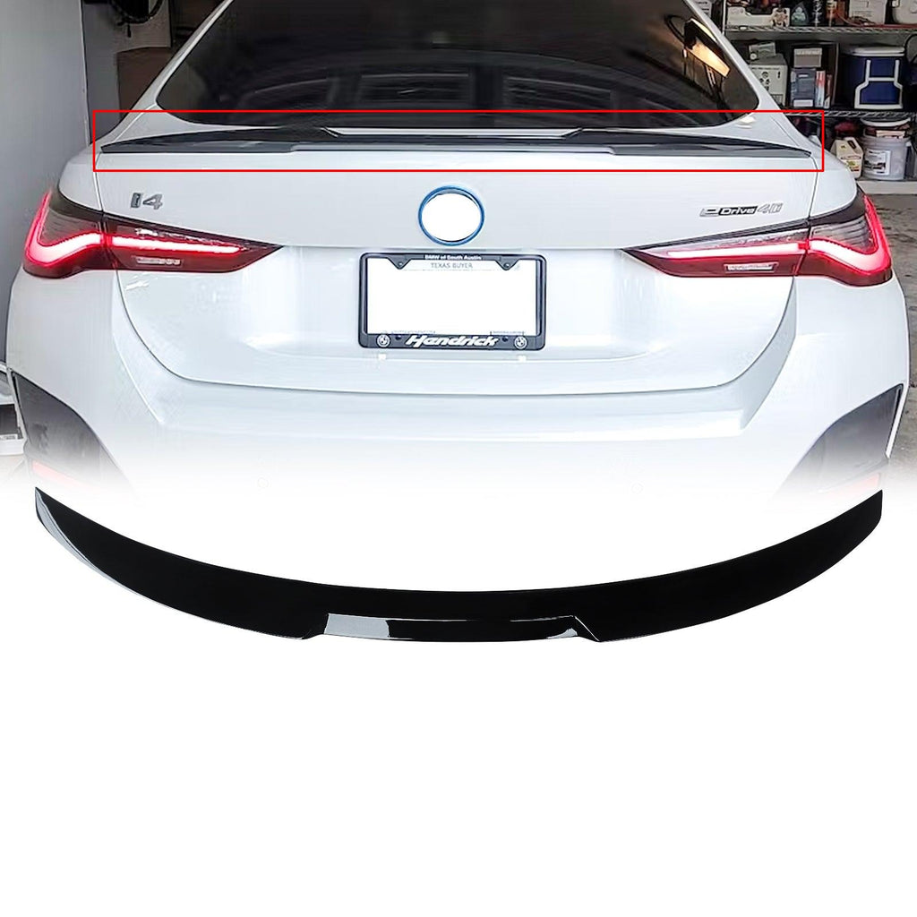 NINTE For 2022 - 2025 BMW 4 - Series Gran Coupe G26 440i 430i 4DR I4 eDrive40 eDrive35 M50 Rear Spoiler ABS M4 Style Trunk Spoiler Wing - NINTE
