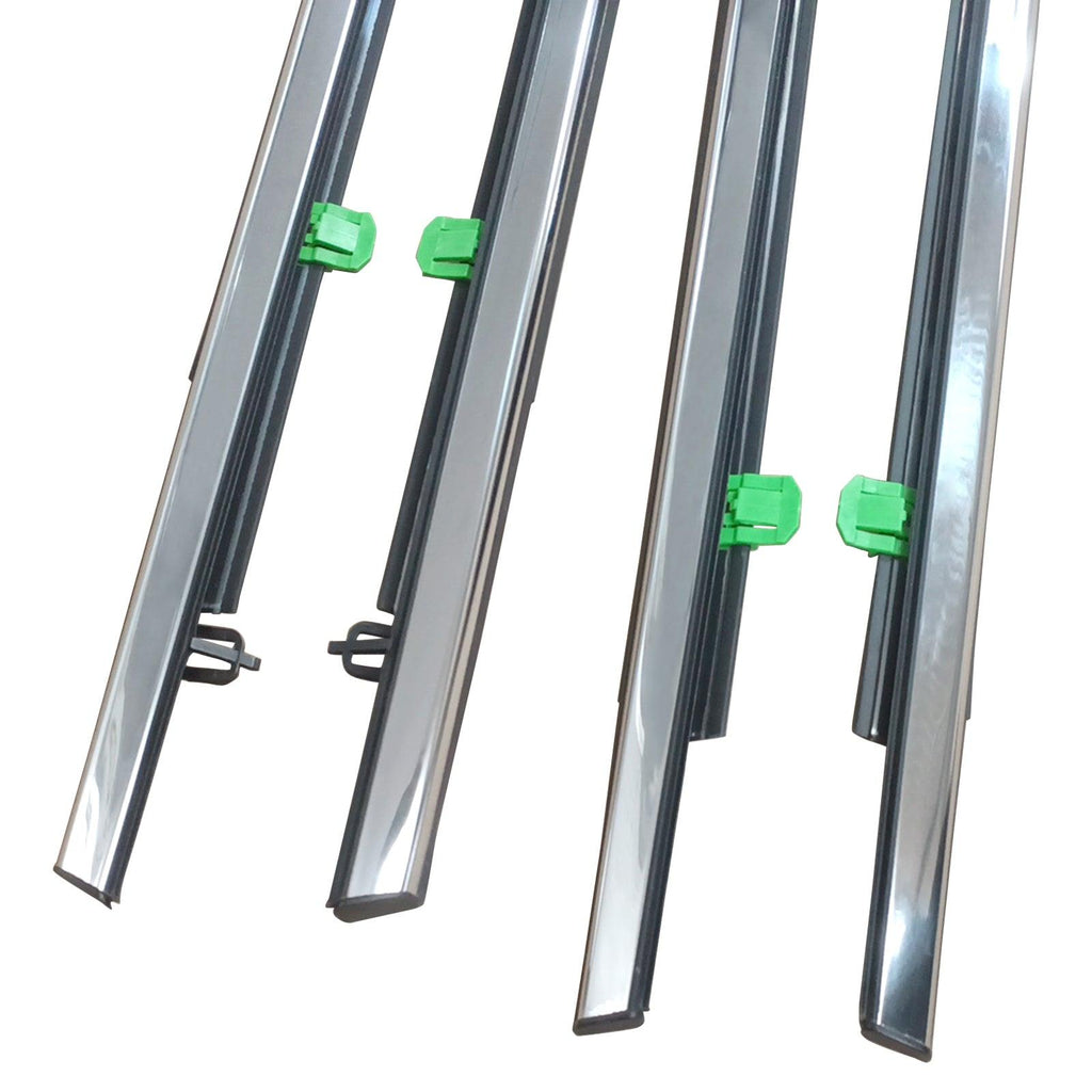 NINTE For 2012 - 2016 Honda CR - V Car Window Moulding Trim Weatherstrips Seal Fit 4PC (72450 - T0G - A01 72410 - T0G - A01 72950 - T0G - A01 72910 - T0G - A01) - NINTE