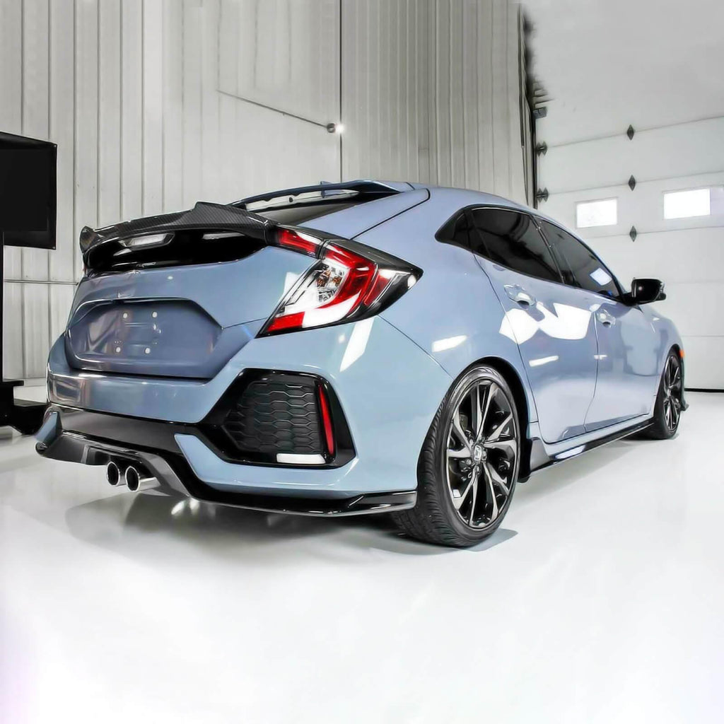 NINTE For 2017 - 2021 Honda Civic 10th Hatchback Rear Spoiler Trunk Spoiler Wing ABS - NINTE