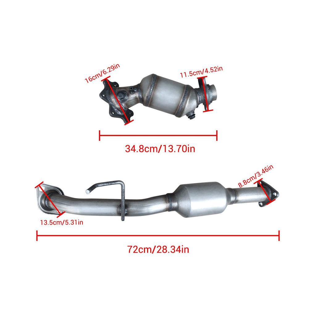 NINTE Manifold Catalytic Converters For 2006 - 2011 Honda Civic 1.3L BOTH Hybrid - NINTE