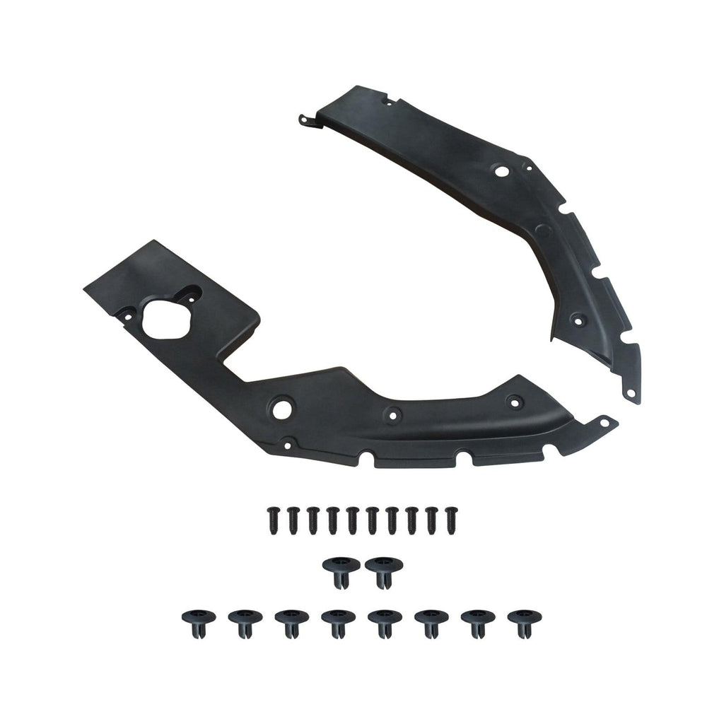 NINTE For 2016 - 2021 10th Gen Honda Civic Engine Bay Side Panel Covers ABS Painted 2PCS Long Version - NINTE