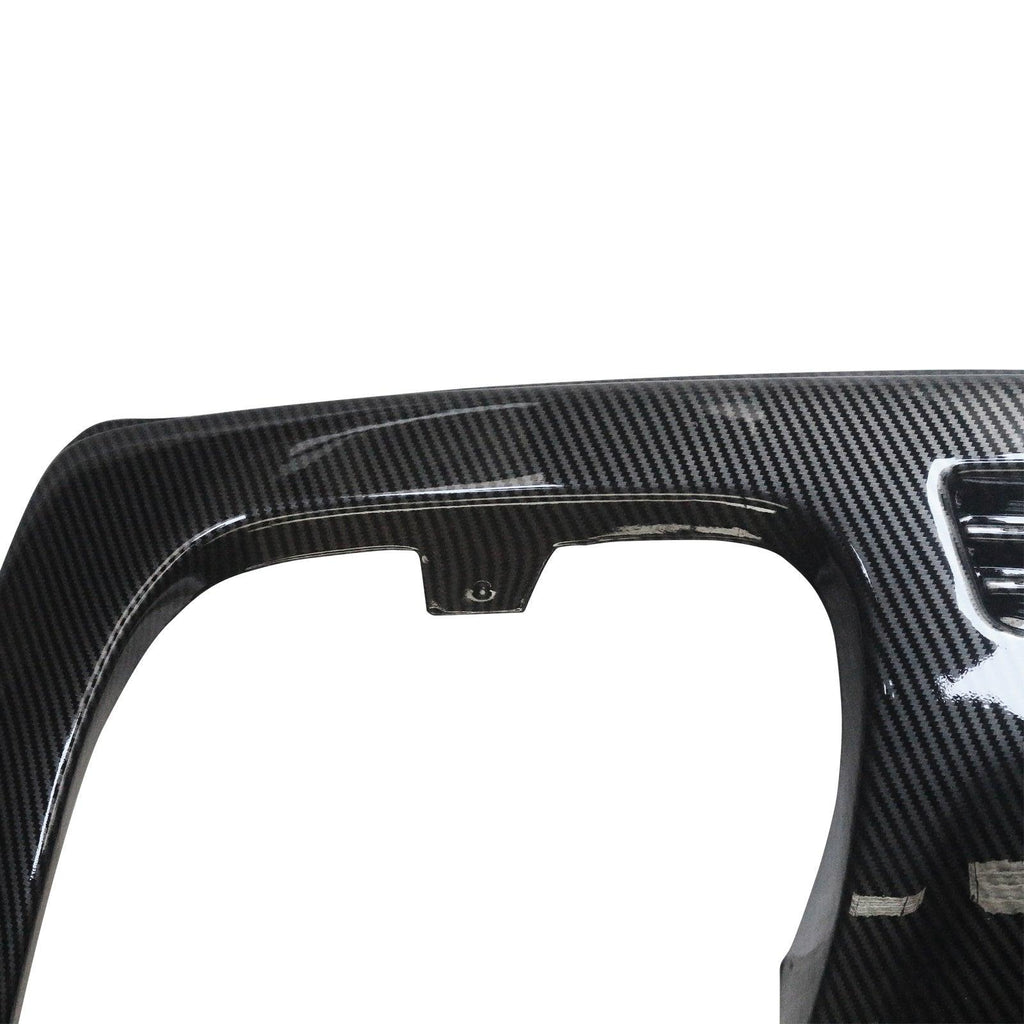 NINTE Rear Diffuser For 2014 2015 Chevy Camaro ZL1 Shark Fin Style Rear Bumper Carbon Fiber Look - NINTE