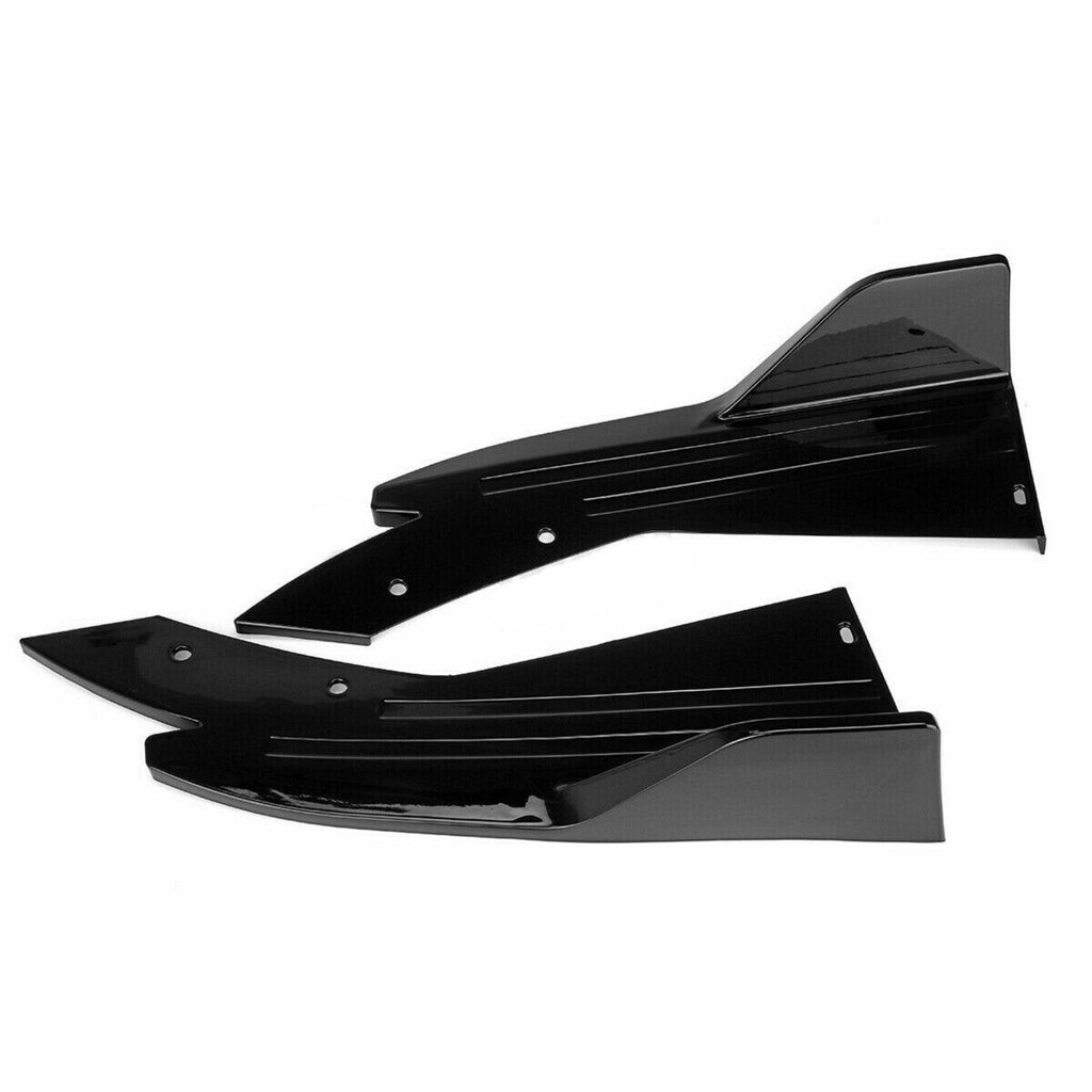 NINTE Rear Bumper Lip Universal 2 Pieces Diffuser Guard Splitter Body Kits - NINTE