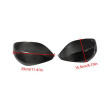Cargar imagen en el visor de la galería, NINTE Real Carbon Fiber Mirror Caps For 2014 - 2024 Infiniti QX30 Q50S Q50 Q60 Q70 Tape - On Overlay View Mirror Covers Cap(NOT the Replacement) - NINTE