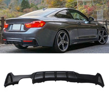 Load image into Gallery viewer, NINTE For 2014 - 2020 BMW 4 Series F32 F33 F36 420i 420d 428i 430i M Sport Rear Diffuser Single Twin Exhaust Rear Bumper Lip Splitter - NINTE