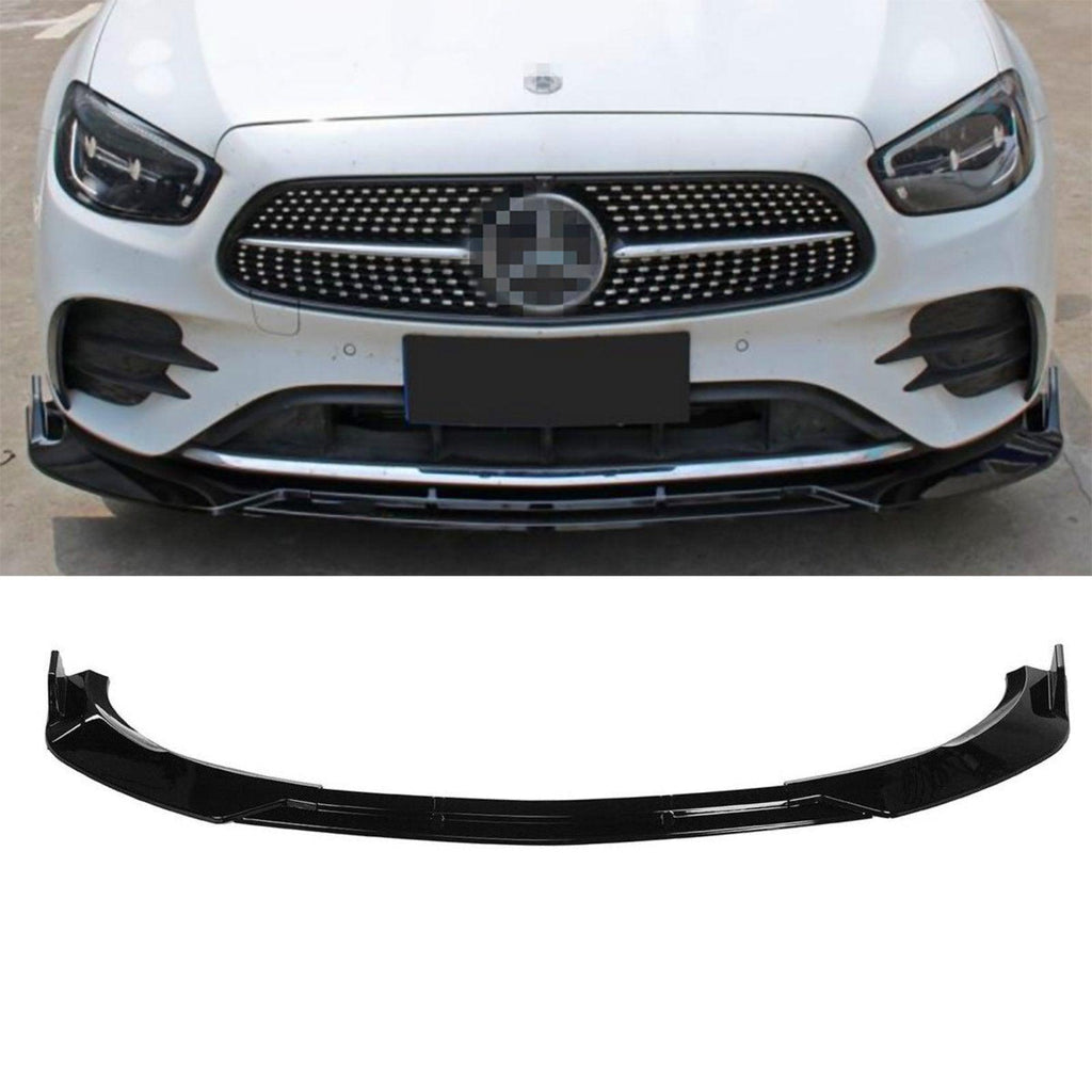 NINTE For 2021 - 2023 Benz E - Class W213 C238 A238 E350 E450 AMG E53 Front Lip Lower Bumper Splitter - NINTE