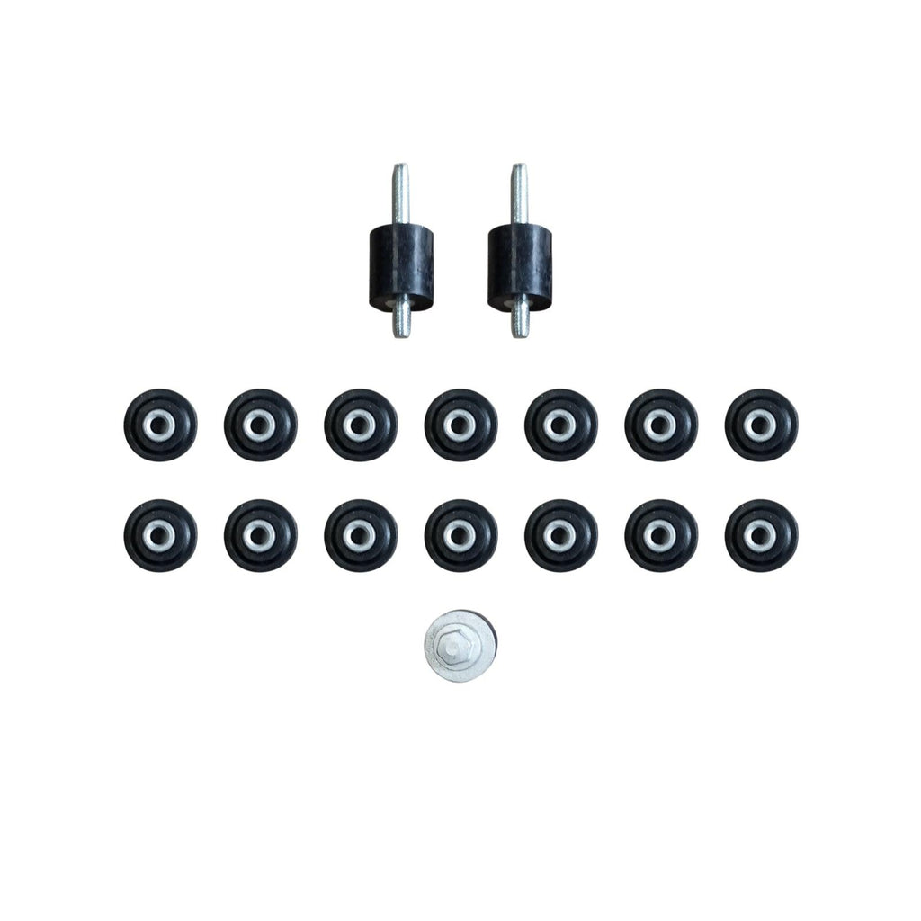 NINTE ALUMINUM Valve Cover w/ Gasket for 98 - 02 BMW E39 525i 528i E46 325i 328i 330i X5 - NINTE