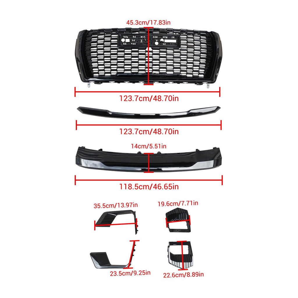 NINTE For 2021 - 2024 GMC Yukon Denali / Yukon Denali XL Ultimate Grille 84729912 84835783 - NINTE