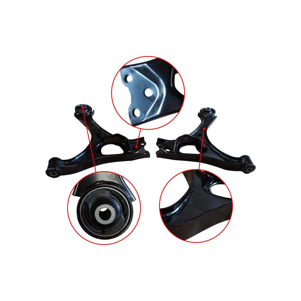 NINTE For 2006 - 2011 Honda Civic Front Lower Control Arms Ball Joint Sway Bars Tie Rods - NINTE