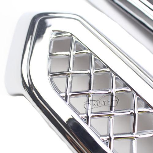 NINTE Grille Fit For GMC Terrain SLE SLT 2016 2017 Front Grille Covers Front Bumper ABS Painted 3 Bar Replacement - NINTE
