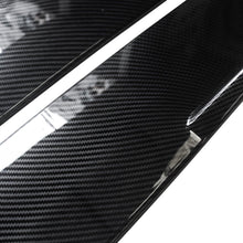 Cargar imagen en el visor de la galería, NINTE Side Skirts 2.2M/86.6 Inch Universal Fit PP Carbon Look Rocker Panel Extension Lip Splitters 3pcs - NINTE