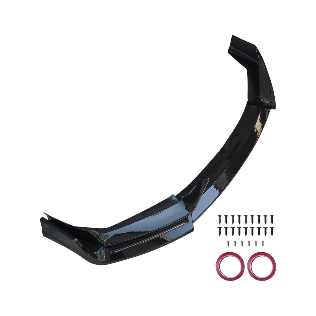 NINTE For 2017 - 2021 Honda Civic Si & FK7 Hatchback GR Style Front Bumper Lip Splitter - NINTE