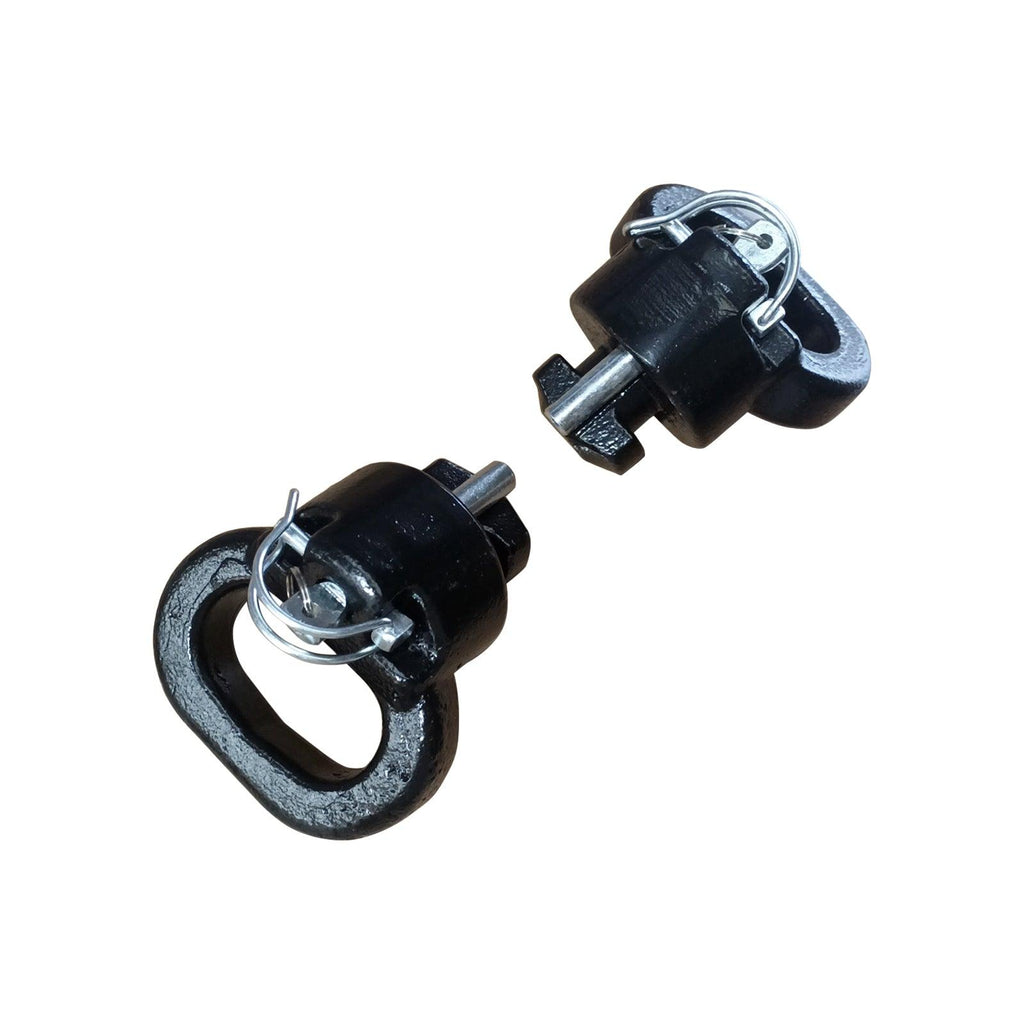 NINTE For 2013 - 2024 Dodge RAM 2500 3500 60638 Puck System 2 - 5/16" Gooseneck Hitch Kit Gooseneck Ball & Safety Chain Anchor Kit - NINTE