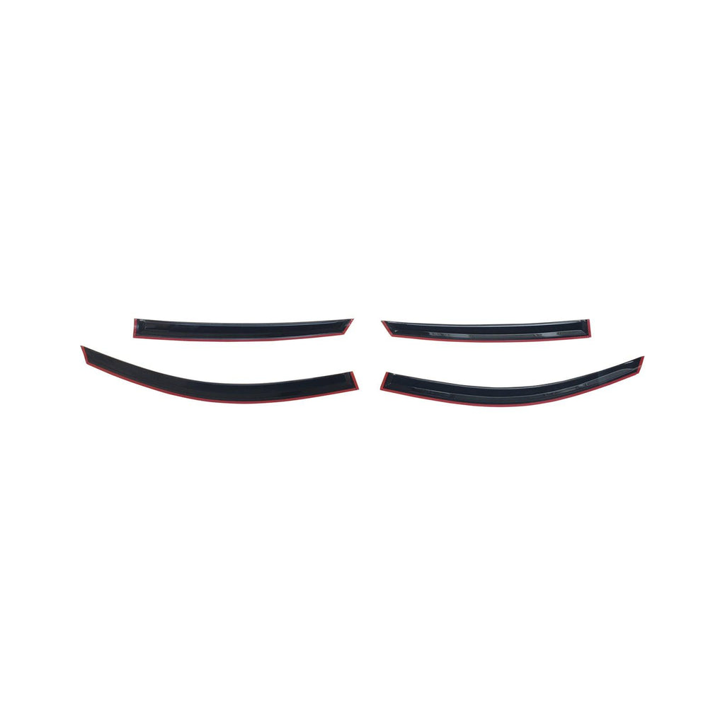 NINTE For 2023 - 2025 HONDA ACCORD 11th Gen Black Trim Window Visor Rain Guard - NINTE