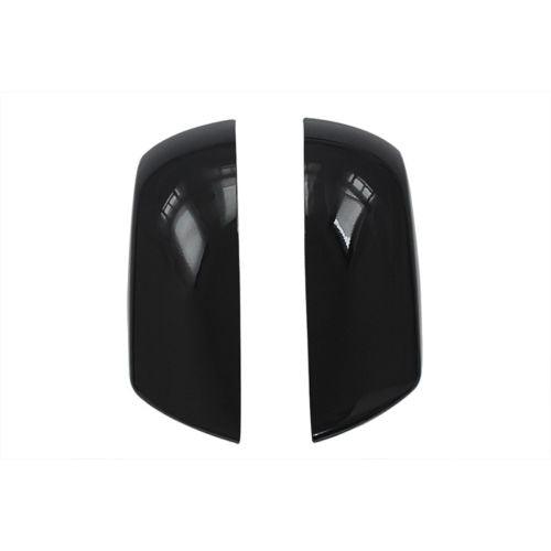 NINTE Mirror Caps for 2007 - 2021 Toyota Tundra & Sequoia Gloss Black Top Half Mirror Covers (NOT The Replacement) - NINTE