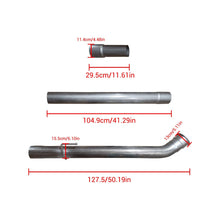 Charger l'image dans la galerie, NINTE For 4" 2019 - 2021 6.7 Cummins DPF Delete Race Pipe Dodge Ram 2500/3500 - NINTE