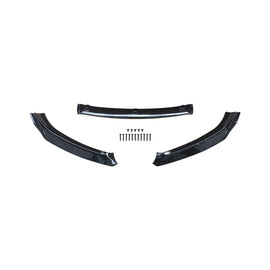 NINTE For 2014 - 2018 Mazda 3 Sedan Axela Front Bumper Lip Body Kit Spoiler Gloss Black - NINTE